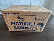 1989 Topps Baseball Vending Box Case Unopened 24 CT 12000 Cards Randy Johnson RC