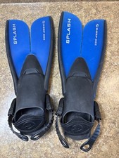 Kids Snorkeling Fins Swim Flippers Wings L/XL Sz 1-4 Scuba Deep See Splash large