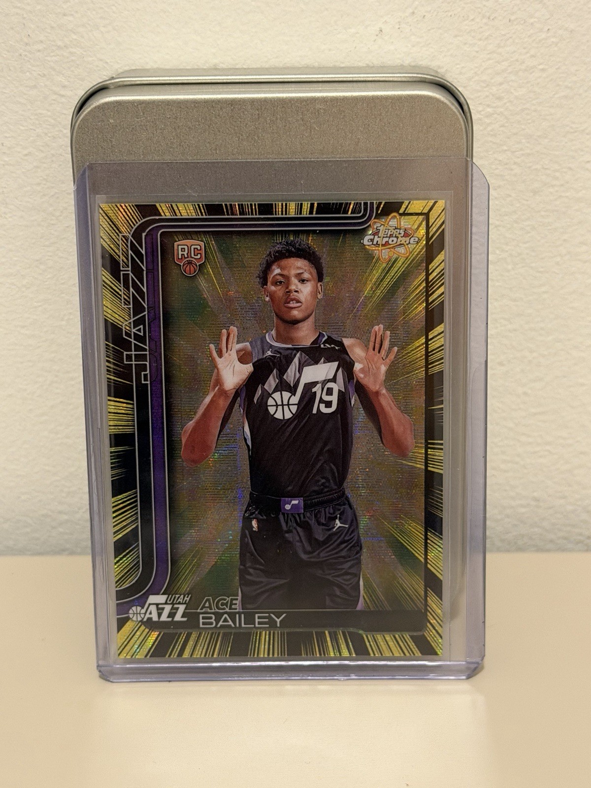 2025-26 Topps Chrome  Ace Bailey Radiating Rookie RC SSP *Case Hit!!!!!* - RR-5