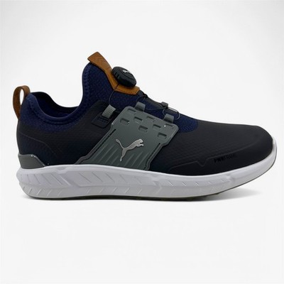 PUMA Ignite Articulate Disc Peacoat Silver Mens Waterproof Golf Shoes