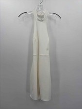 Pre-Owned Lulus White Size Small Open Back Short Sleeveless Dress