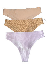  66 CHANTELLE INTIMATES SOFT STRETCH THONG UNDERWEAR 3 PACK OS