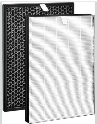 FY1413/40 Active Carbon & FY1410/40 HEPA Replacement Filter Set Compatible w/Phi