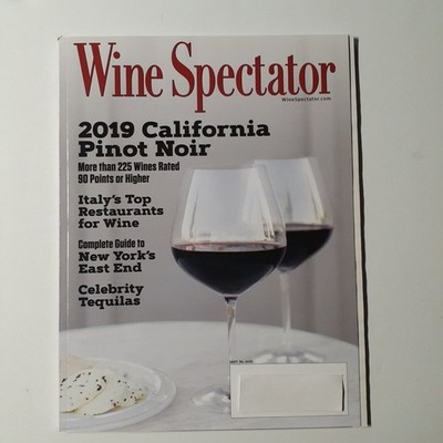 Wine Spectator Magazine Sept 2022 2019 California Pinot Noir WineSpectator