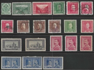 Lote de 20 estampillas de Bosnia y Herzegovina como nuevas y usadas