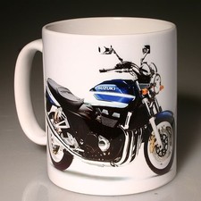 SUZUKI GSX1400 MUG WHITE /BLUE (#17)