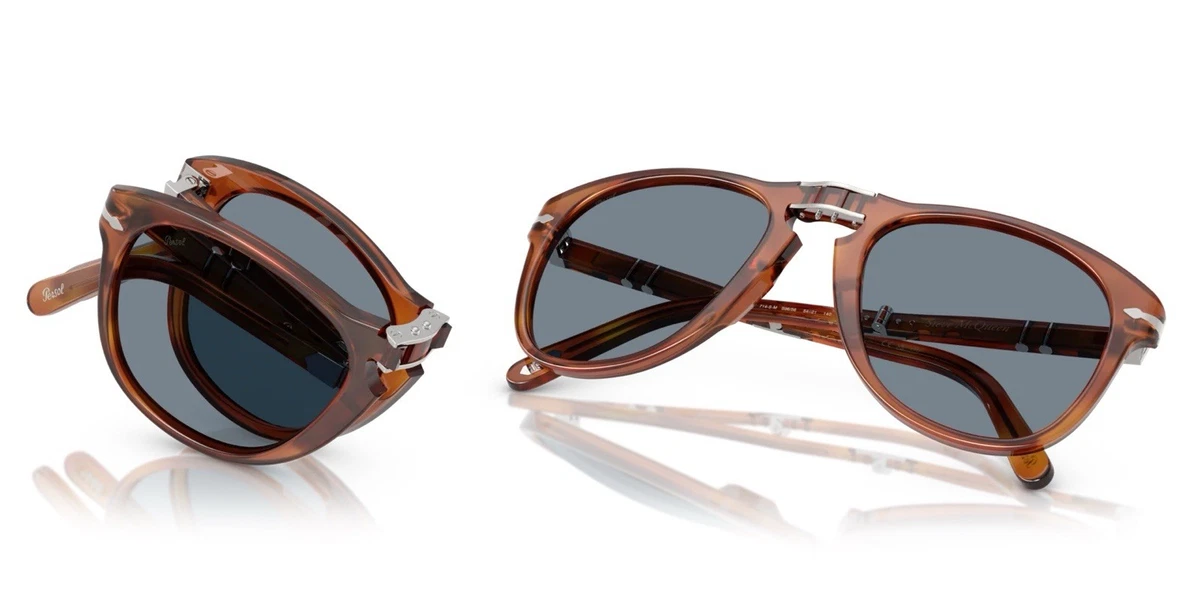 NEW Persol PO 714SM S96/56 54 Steve McQueen Exclusive Limited Box Set Sunglasses