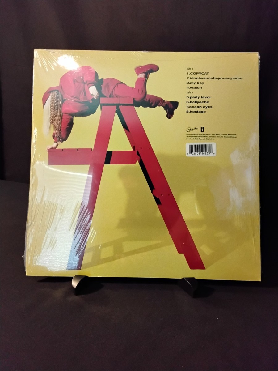 Clear Vinyl Billie Eilish Dont Smile at Me LP Ocean Eyes 0720 for