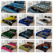 3D Truck Monster Cartoon Letter Colorful Quilt Cover Duvet Cover Comforter set
