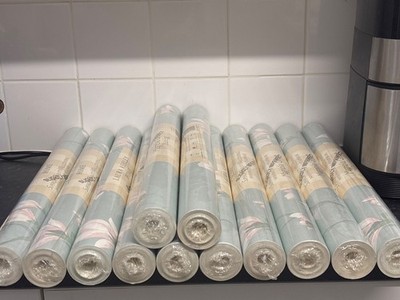 NEU 12 x LAURA ASHLEY LEICHT UNVOLLKOMMEN WANDVERKLEIDUNG - MAGNOLIENHAIN - ENTENEI