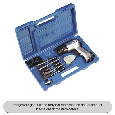 Drucklufthammer 1/4 Zoll BSP mit Meißeln Packung Stck 1