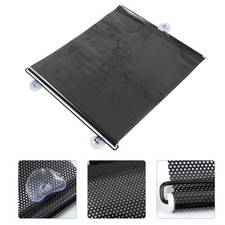 Temporary Punch Free Balcony Sunshade Blackout Curtain Suction Cup PVC Blind