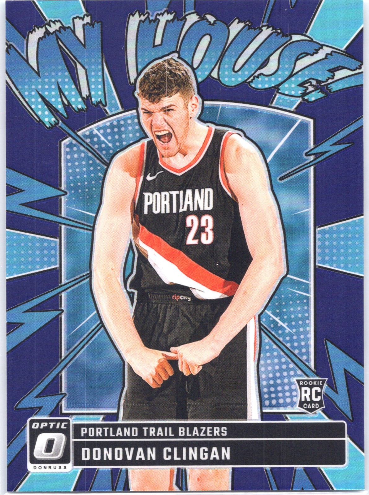 2024-25 Panini Donruss Optic - My House Donovan Clingan #1 Holo Prizm (RC)