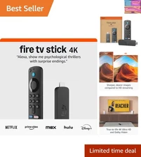 Stream Over 1.8 Million Titles on the 4K Fire TV Stick with Alexa Voice Control