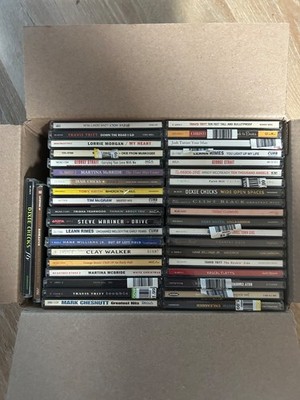 Random Lot Of 40 Country CDs- FREE SHIPPING- NO DUPS- Great Country CD's