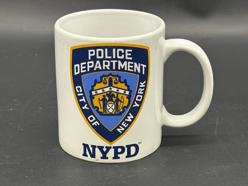 NYPD Officially Licensed Ceramic White Coffee Mug 2008 Logo City of New York