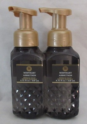 Bath & Body Works Gentle & Clean Foaming Hand Soap Set Lot 2 MIDNIGHT ADDICTION