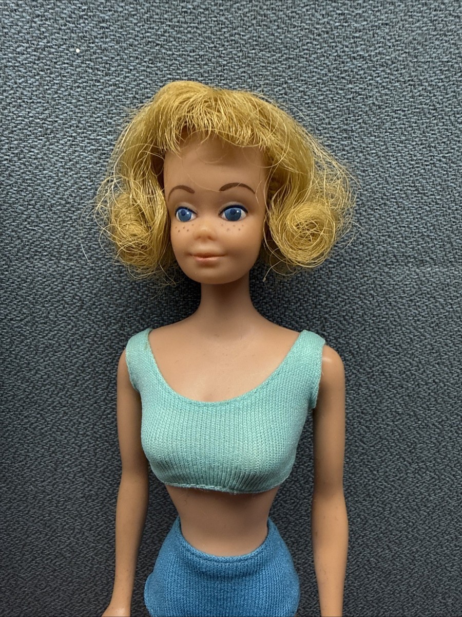 Rare Vintage 1960s Barbie Mattel Midge Doll Blonde Flip Hair #860