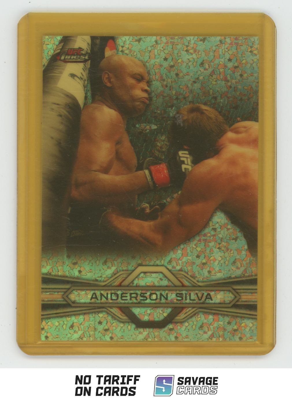 2013 Topps Finest UFC Sparkle Refractor Anderson Silva #46