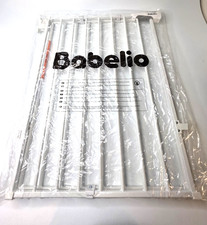 Babelio Baby Gate 26-43in 28in White Auto Close Hardware Mount No Bottom Bar