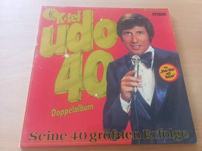 LP Vinyl Udo Jürgens K-tel 1976 Hits Doppelalbum, 40 Größten Erfolge