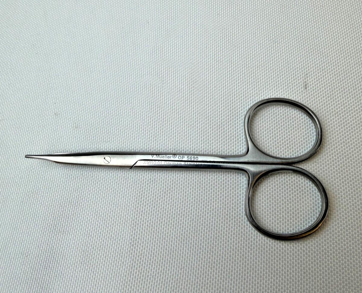 V Mueller OP5690 Tenotomy Scissors Curved Blunt Tip | eBay