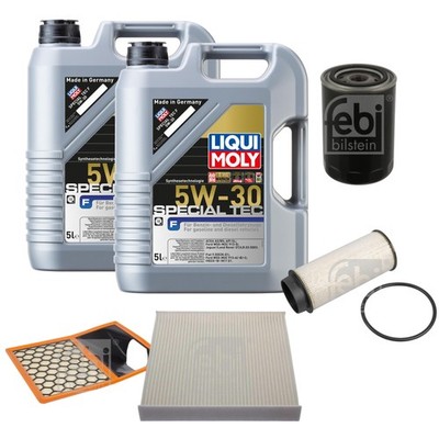 FEBI Inspektionspaket 10L LIQUI MOLY SPECIAL TEC F 5W-30 für Iveco Daily V