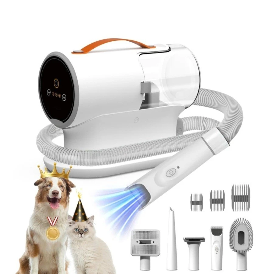 Dog Grooming Vacuum, 12000Pa Powerful Dog Vacuum for Shedding Grooming