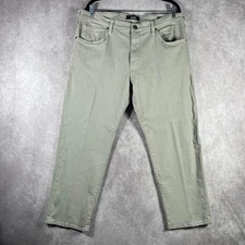 Mavi Matt Relaxed Straight Leg Jeans Men 36X30 Tan Denim Pockets Stretch Preppy