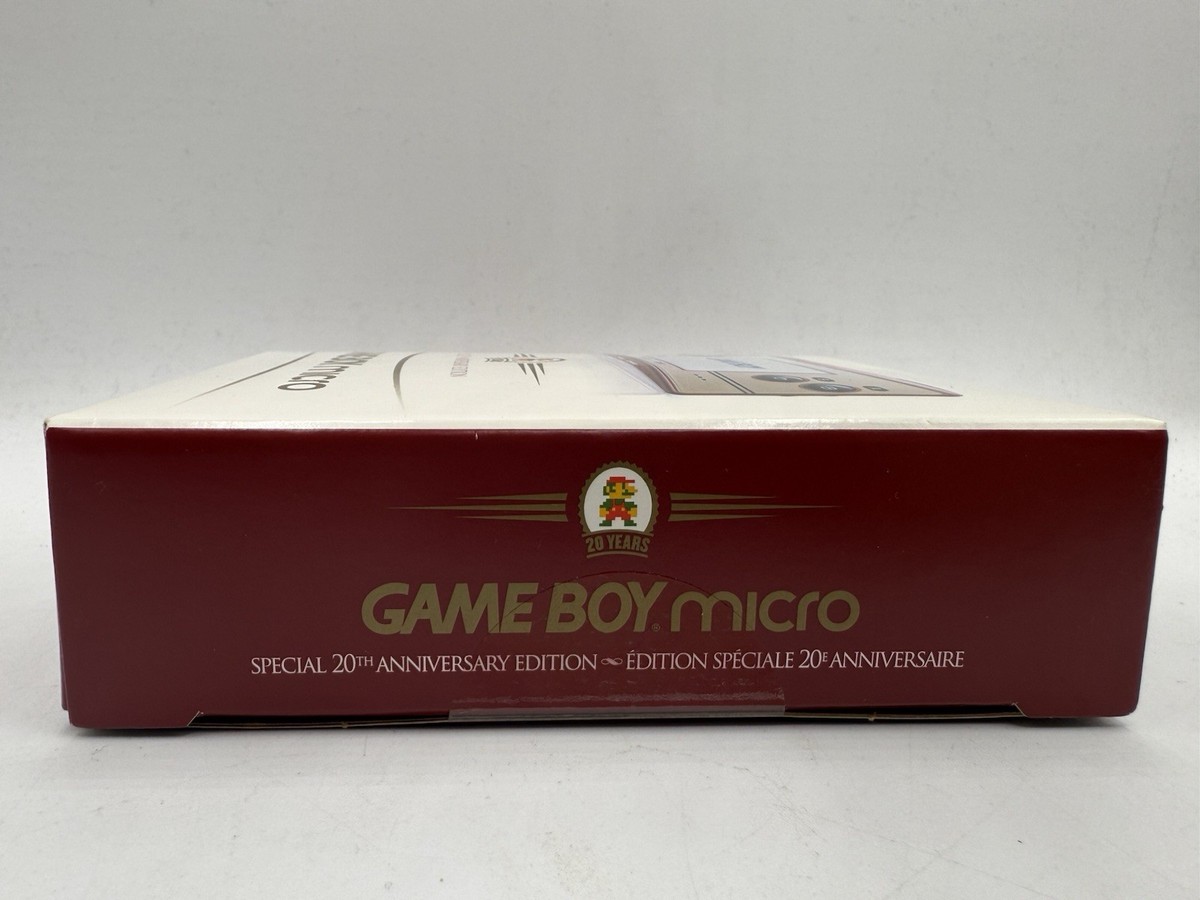 Nintendo Game Boy Micro - 20th Anniversary Edition Handheld System
