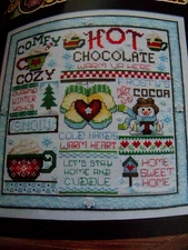 Stoney Creek Magazine Cross Stitch Pattern "Hot Chocolate Sampler"