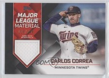 2022 Topps Update Major League Material Black 115/199 Carlos Correa #MLM-CC 0xz8