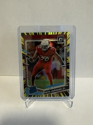 2023 Donruss Optic Paris Johnson Jr Electricity 34/69 Rated Rookie RC Cardinals