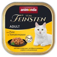 Animonda Vom Feinsten Adult Pute Tomatensauce 32X 100 G Katzenfutter Nassfutter