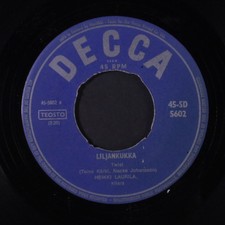 HEIKKI LAURILA: liljankukka /aaveratsastajat DECCA 7" Single 45 RPM Hear!