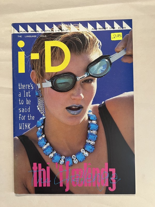 i-D Magazine No. 17 July/August 1984 The Challenge-Wink Issue NM