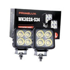168W 12000LM LED Work Light Bars, 3.4 Inch IP68 Waterproof Wide Flood 3.4 INCH