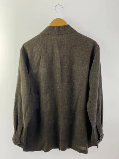 BURBERRY LONDON Jacket/ Size L/ Wool/ Brown/ Linen Blend/ BBP29-208-08 - Image 2 of 4