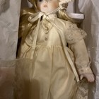 Seymour Mann Porcelain 17" Doll ~ Blonde Hair with Blue Eyes With Box And COA — photo 3