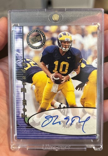 2000 Tom Brady Press Pass Auto Autograph Rookie Rc