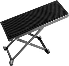 EASTROCK Guitar Foot Stool Height Adjustable Folding Guitar Foot Rest Made of So