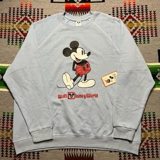 Disneyland Parks Mickey Mouse Sweatshirt Mens 3XL Blue Disney Crewneck R1