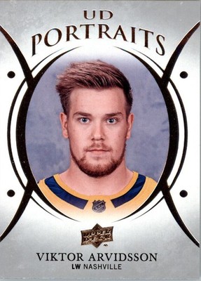 2018-19 Upper Deck UD Portraits #P7 Viktor Arvidsson - HKY