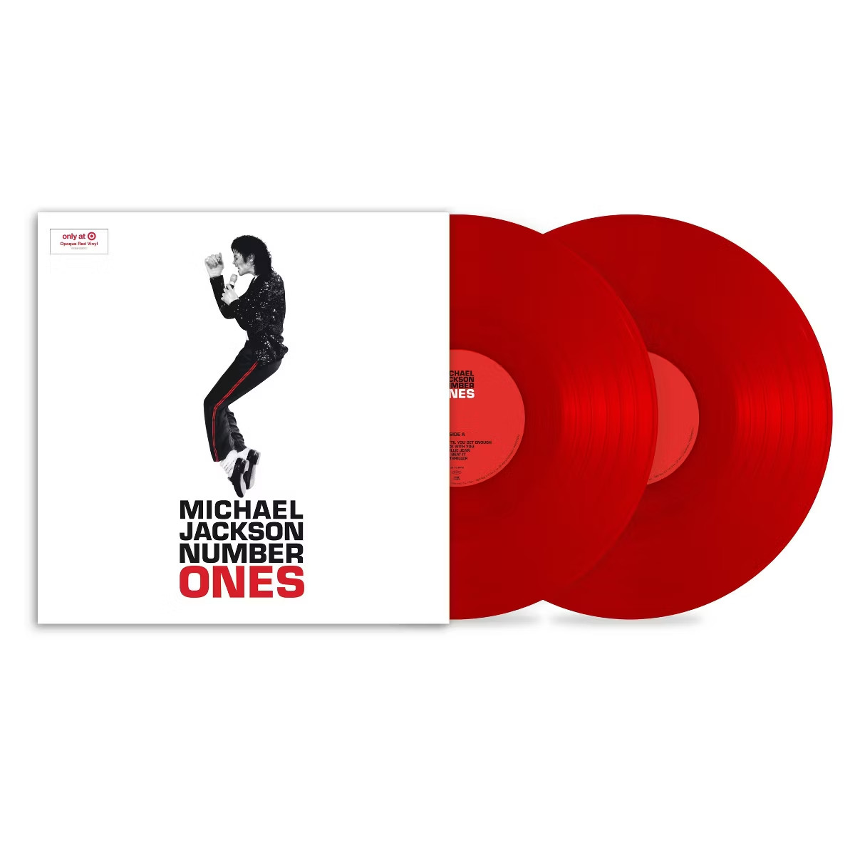 Michael Jackson Number Ones Limited Opaque Red Color Vinyl 2LP