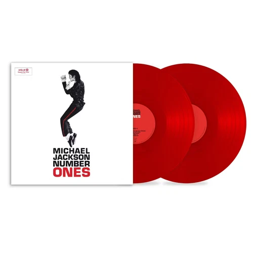 Michael Jackson Number Ones Limited Opaque Red Color Vinyl 2LP