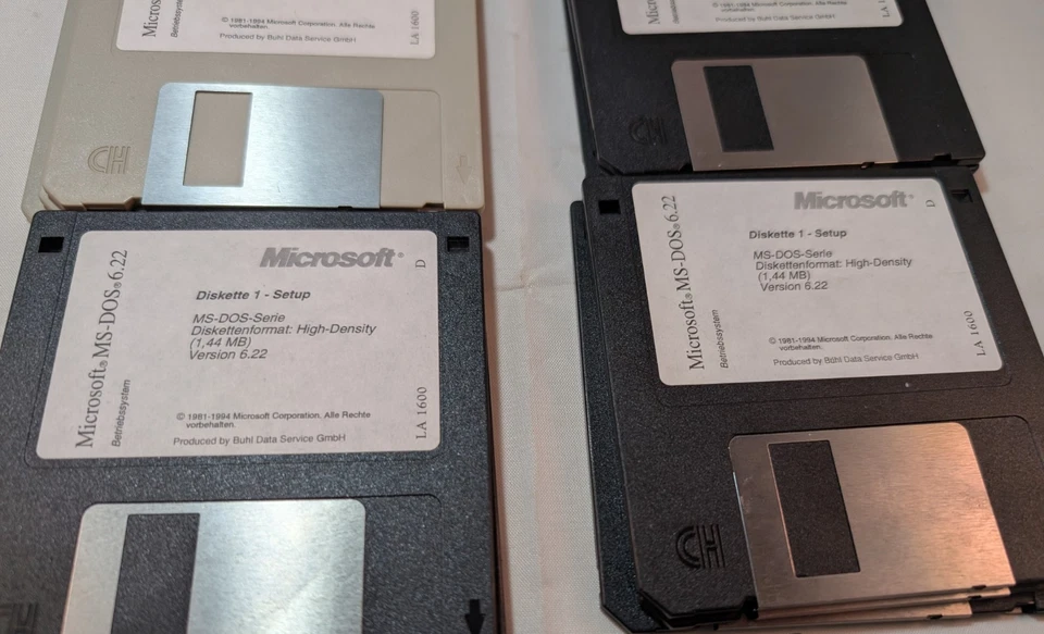 Microsoft MS-DOS 6.22 Installations Disketten GETESTET - Bild 3 von 4