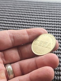 Sonic Hedgehog Welcome To Sega World Park Coin Token Rare Promo GENESIS SATURN 
