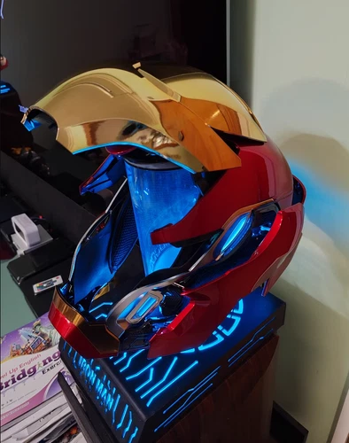 NEW Iron Man MK50 Helmet 1:1 Wearable Voice Control Deformation Helmet Prop 2025 - Picture 18 of 21