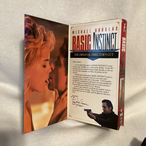 Basic Instinct (VHS, 1994, Widescreen Original Directors Cut) - Picture 5 of 5