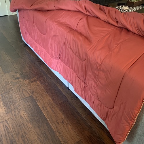 JC Penny Home Collection Queen Size Comforter 2 Matching Shams & Bed Skirt MINT - Picture 9 of 11